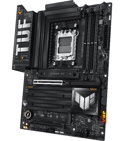Материнская плата ASUS TUF GAMING X870-PLUS WIFI, AM5, AMD X870, 4xDDR5, 2xSATA, 4xM.2, 1xPCIe 5.0 x16, 1xPCIe 4.0 x4, 1xHDMI, 1xUSB-C 3.2 Gen 2, 1xUSB-C 3.2 Gen 2x2, 2xUSB-C 4.0, 1x 2.5Gb LAN, 1xUSB-A 2.0, 3xUSB-A 3.2 Gen 2, 4xUSB-A 3.2 Gen 1, 5x3.5 мм, Wi-Fi 7, ATX