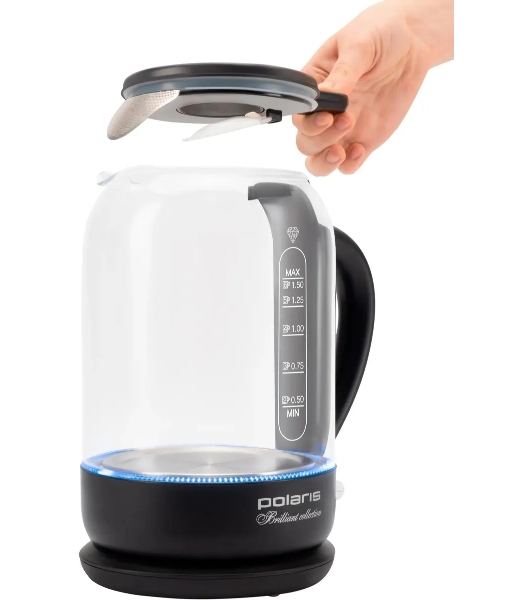 Чайник электрический Polaris PWK1753CGL черный Чайник стекло