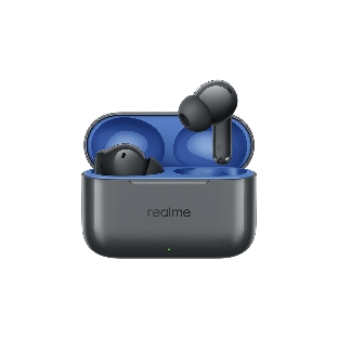 Наушники TWS Realme Buds T200 серый, внутриканальные, Bluetooth, до 30 ч
