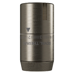 Термоголовка жидкостная Royal Thermo Design М30х1,5 (никель матовый)