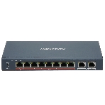 Коммутатор Hikvision DS-3E0310HP-E, 8×100 Мбит/с PoE+ + 2×1 Гбит/с, неуправляемый, фото2
