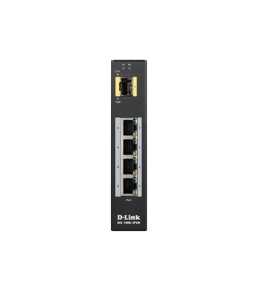 Коммутатор D-Link DIS-100G-5PSW/A1A, 4×1 Гбит/с + 1×1 Гбит/с SFP, неуправляемый