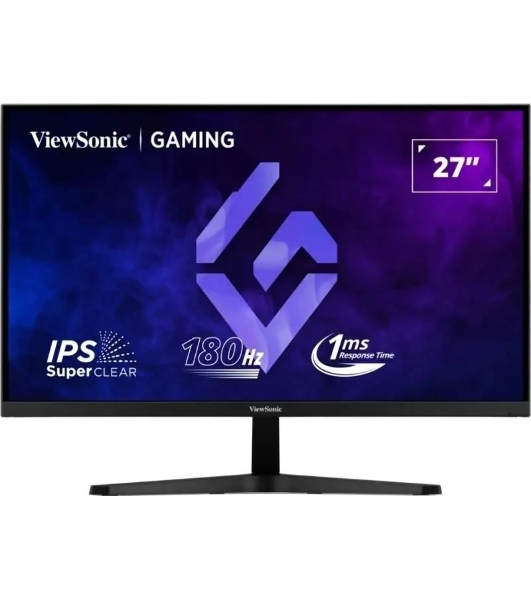 Монитор ViewSonic 27' VX27G1-HD черный IPS LED 16:9 HDMI матовая 300cd 178гр/178гр 1920x1080 180Hz DP FHD 3.5кг