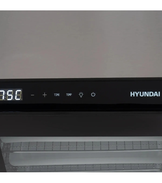 Сушка для фруктов и овощей Hyundai HYFD-8801 14под. 600Вт серебристый
