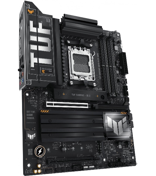 Материнская плата ASUS TUF GAMING X870-PLUS WIFI, AM5, AMD X870, 4xDDR5, 2xSATA, 4xM.2, 1xPCIe 5.0 x16, 1xPCIe 4.0 x4, 1xHDMI, 1xUSB-C 3.2 Gen 2, 1xUSB-C 3.2 Gen 2x2, 2xUSB-C 4.0, 1x 2.5Gb LAN, 1xUSB-A 2.0, 3xUSB-A 3.2 Gen 2, 4xUSB-A 3.2 Gen 1, 5x3.5 мм, Wi-Fi 7, ATX