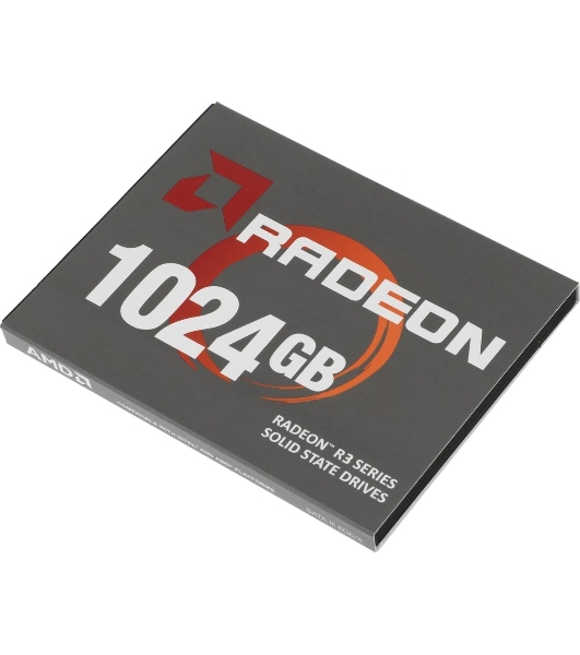 Накопитель SSD AMD Radeon R3 R3SL1024G2, 1Tb, 2.5', SATA III, R/W 550/500