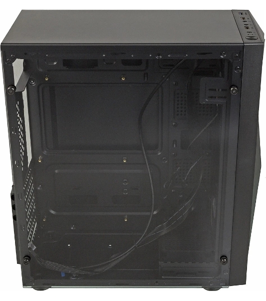 Компьютерный корпус Aerocool/Formula Glider Cosmo V1 без БП, ATX, боковое окно (закаленное стекло), черный