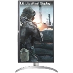 Монитор 27' LG UltraFine 27UP650K-W IPS 3840x2160, 60 Гц, 5 мс, 16:9, 400 кд/м², 2xHDMI 2.0, DP 1.4, 3.5 мм, черный/серебристый, фото6