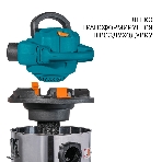 Строительный пылесос Bort BSS-1230-Duo 1200Вт (уборка: сухая/влажная) синий, фото3