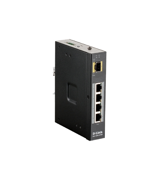 Коммутатор D-Link DIS-100G-5PSW/A1A, 4×1 Гбит/с + 1×1 Гбит/с SFP, неуправляемый