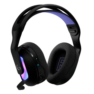 Гарнитура Logitech G522 Lightspeed чёрный, беспроводная + проводная, Bluetooth 5.3/USB, радиус 30 м, подсветка, съёмный микрофон
