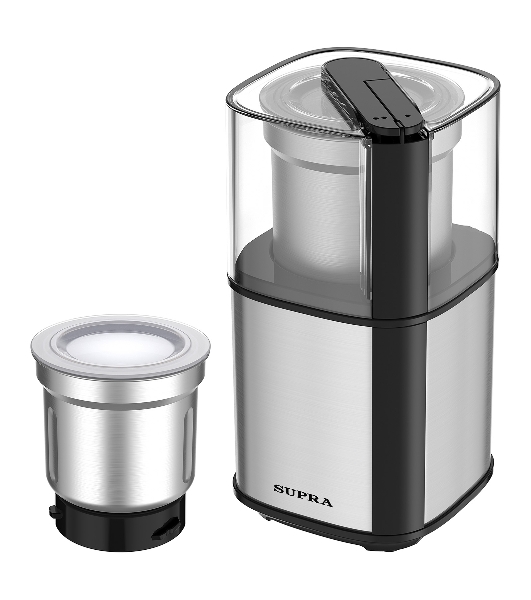 Кофемолка SUPRA CGS-320 300 Вт, 80 г, серебристый