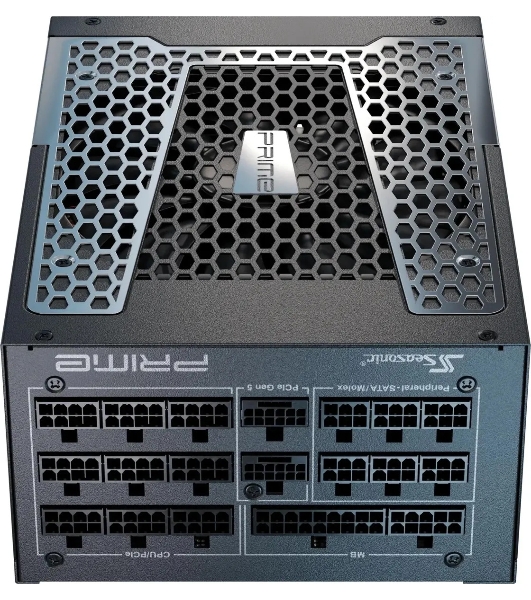 Блок питания Seasonic ATX 1600W PRIME TX-1600 Gen.5 80+ titanium (20+4pin) APFC 135mm fan 18xSATA Cab Manag RTL