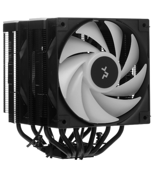 Кулер для процессора DEEPCOOL AG620 BK ARGB V2 черный 120мм алюминий+медь 1850rpm 29.4db 4-pin 260W 157мм