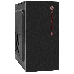 Компьютерный корпус Minitower ExeGate BAA-403-UNS500 (mATX, БП UNS500 с вент. 12см, 2*USB, HD Audio, черный), фото 1