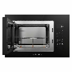 Микроволновая печь встраиваемая Kuppersberg HMF 627 B, High-Tech, 25 л, мощность 900 Вт (мощность гриля 1200 Вт), кварцевый гриль, 5 уровней мощности, 8 автоматических программ, размораживание, сенсорное управление, дисплей, черный, фото2