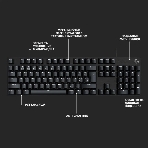 Клавиатура проводная Logitech Gaming Keyboard G413 SE Mechanical - RUS - USB - TACTILE SWITCH черный, фото11