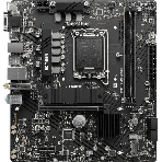 Материнская плата MSI B760M BOMBER WIFI, LGA 1700, Intel B760, 2xDDR5, 4xSATA, 2xM.2, 1xPCIe 4.0 x16, 1xPCIe x1, 1xVGA, 1xHDMI, 1xDP, 1x2.5Gb LAN, Wi-Fi 6E, Bluetooth 5.3, 4xUSB-A 5Gbps, 2xUSB-A 2.0, 1xPS/2, 3x3.5 мм, 7.1, чёрный, mATX, фото 1