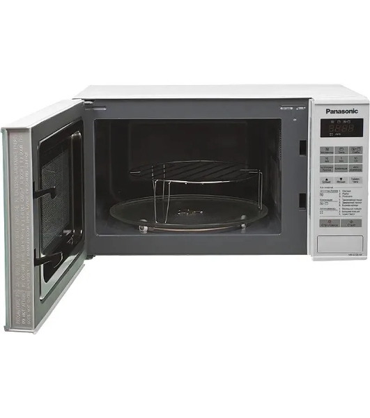 Микроволновая печь Panasonic NN-GT261WZPE белый, 20 л, 800 Вт, переключатели - сенсор