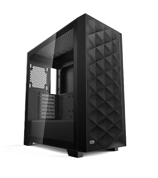Компьютерный корпус без блока питания PCCooler C3D510 BK, Mesh Mid Tower, черный, TG, 0.7 SPCC, no fans E-ATX, ATX, mATX, mITX 170/390/205mm 2x2.5', 2x3.5', 7xPCI 2xUSB-A 3.0 455x220x491mm