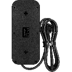 Сетевой фильтр Powercom SP-08 USB03AB 1,8 m 1.8м, 8 розеток, черный, коробка, фото3