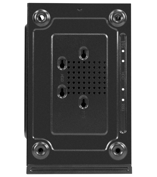 Компьютерный корпус Minitower ExeGate BAA-403-UNS450 (mATX, БП UNS450 с вент. 12см, 2*USB, HD Audio, черный)
