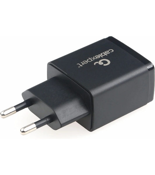 Сетевое зарядное устройство Cablexpert MP3A-PC-55, 10.5Вт, 2.1А, 1хUSB, черный, пакет