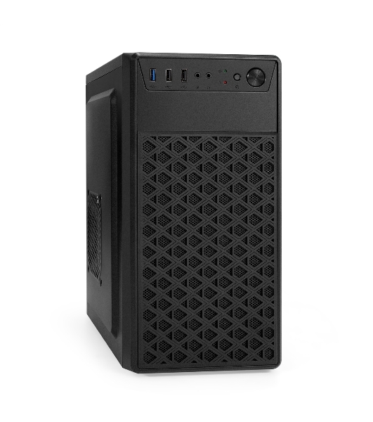 Компьютерный корпус Minitower ExeGate mEVO-7803-XP450 (mATX, БП XP450 с вент. 12см, 2*USB+1*USB 3.0, HD аудио, черный, 2 вент. 12см с RGb подсветкой)