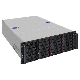 Серверный корпус ExeGate Pro 4U660-HS24 (RM 19', высота 4U, глубина 660, БП 800PAS, 24xHotSwap, USB)