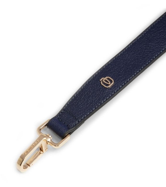 Деловая сумка женская Piquadro Patricia CA4098W140/BLU с отделением для ноутбука 14' синяя натур.кожа