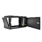 Шкаф телекоммуникационный настенный разборный ЦМО ЭКОНОМ 6U (600 x 650) дверь металл, черный (ШРН-Э-6.650.1-9005), фото3
