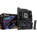 Материнская плата Gigabyte X870E AORUS ELITE X3D, AM5, AMD X870E, 4xDDR5, 4xSATA, 4xM.2, 1xPCIe 5.0 x16, 1xPCIe 4.0 x16, 1xPCIe 3.0 x16, 1xHDMI, 1x5Gb LAN, Wi-Fi 7, Bluetooth 5.4, 2xUSB-C 40Gbps (USB4), 1xUSB-C 10Gbps, 5xUSB-A 10Gbps, 3xUSB-A 5Gbps, 3x3.5 мм + S/PDIF оптический, 7.1, ATX, фото 1