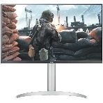 Монитор 27' LG UltraFine 27UP650K-W IPS 3840x2160, 60 Гц, 5 мс, 16:9, 400 кд/м², 2xHDMI 2.0, DP 1.4, 3.5 мм, черный/серебристый, фото 1