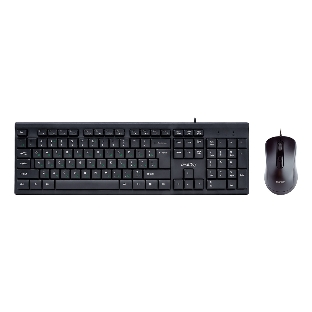 Комплект клавиатура+мышь Smartbuy ONE SBC-114282-K проводной, USB, 2400 DPI, чёрный