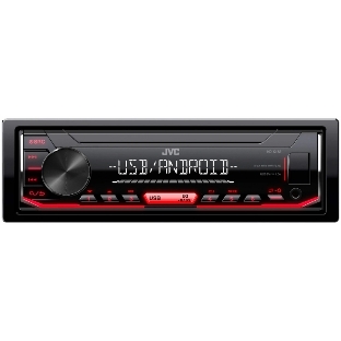 Автомагнитола JVC KD-X152M, 1 DIN, USB Type-A, AUX, съёмная панель