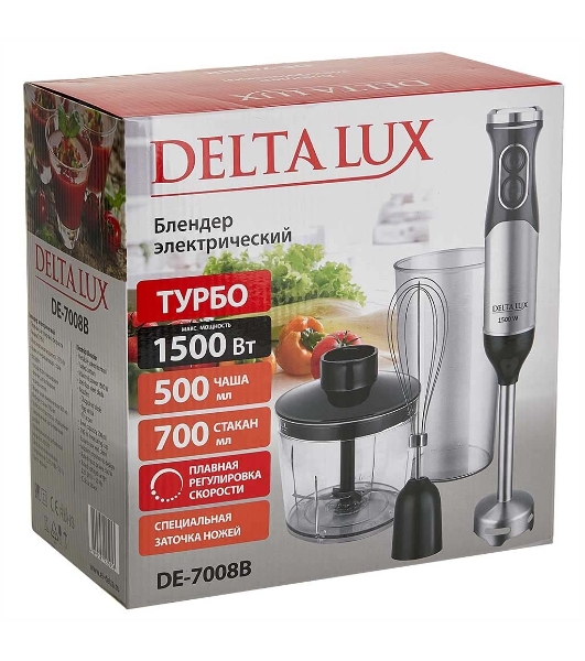 Блендер погружной Delta Lux DE-7008B