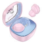 Наушники TWS Hoco EW111 Friendly розовый, внутриканальные, Bluetooth, до 4 ч, фото 1