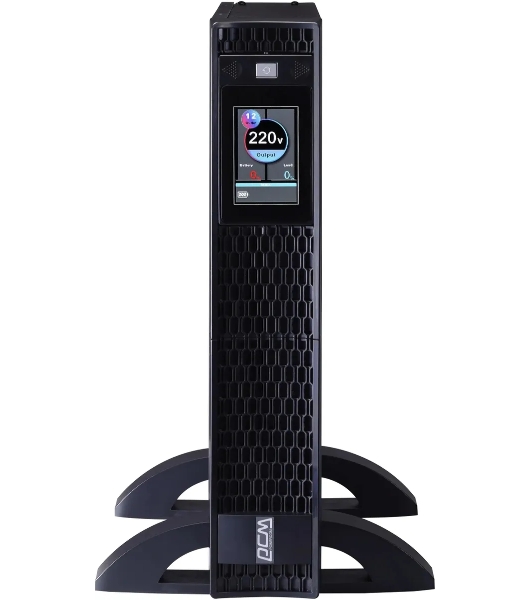 Источник бесперебойного питания Powercom Next, On-Line, 1500VA/1500W, Rack/Tower, 8*IEC320-C13, LCD, Serial+USB, SmartSlot, подкл. доп. Бат.