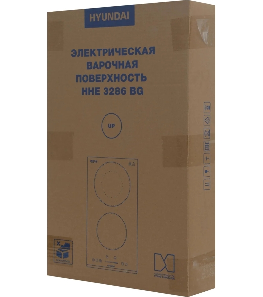Электрическая варочная панель Hyundai HHE 3286 BG черный