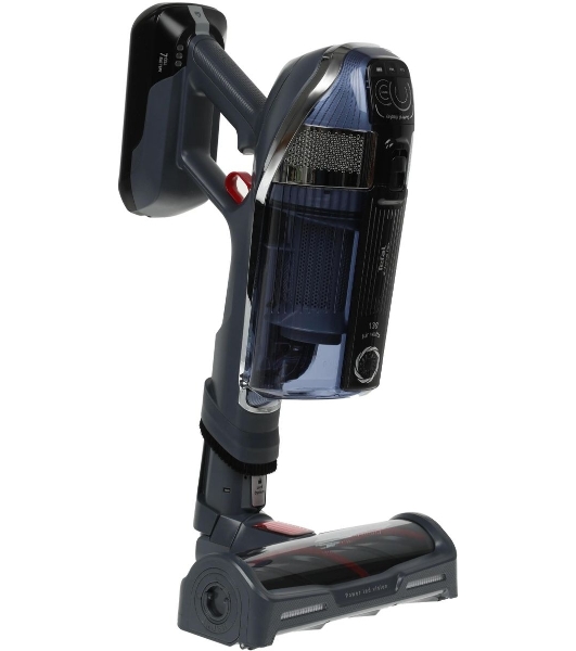 Пылесос вертикальный Tefal X-Force Flex 11.60 Aqua TY9890WO синий/серый, питание от аккумулятора, 130 Вт, уборка сухая/влажная, пылесборник 0.9 л