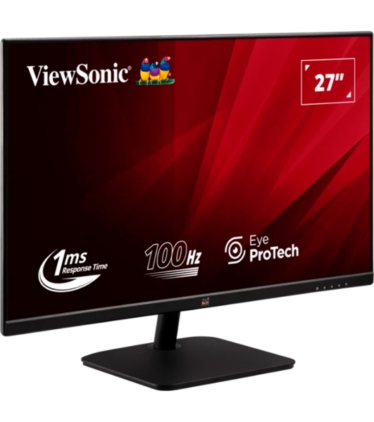 Монитор 27' ViewSonic VA2732-H-2 IPS 1920x1080, 100 Гц, 1 мс (MPRT), 16:9, 250 кд/м², VGA, HDMI 1.4, HDR10, Adaptive-Sync, черный