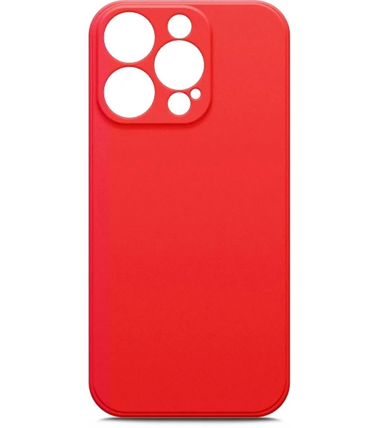 Чехол (клип-кейс) BoraSCO для Apple iPhone 14 Pro Microfiber Case красный (70808)