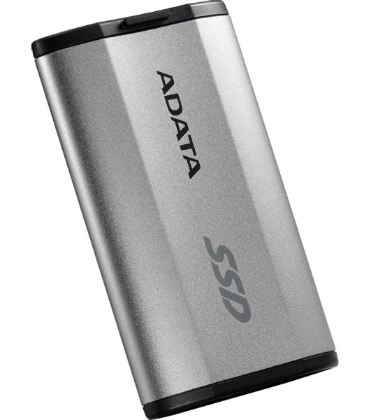 Внешний SSD ADATA SD810, 4Tb, USB 3.2 Gen 2x2 Type-C, R/W 2000/2000, серебристый