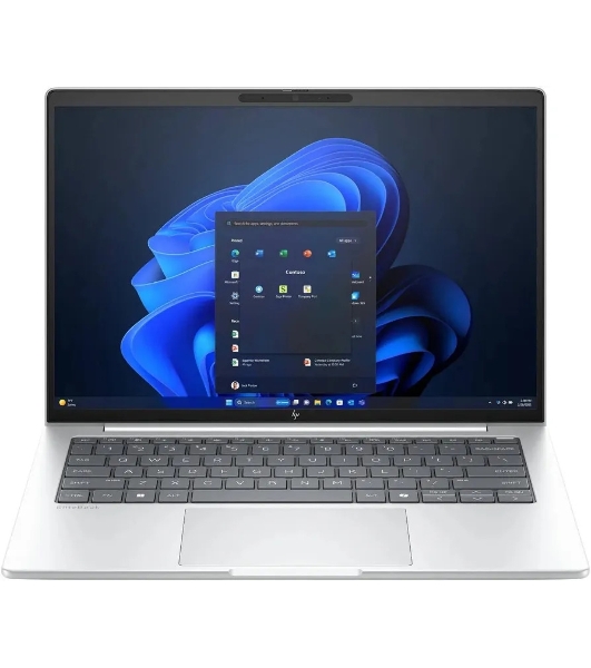 Ноутбук HP EliteBook 8 G1i 14 U7 255H,14' 2.5k (2560x1600) IPS 400cd 120Hz IR AG,32Gb DDR5-5600MHz(2),1Tb SSD NVMe,4G LTE,Al Case,62Wh,FPS,ENG Kbd Backlit,1.39kg,Silver,1y,Win11Pro
