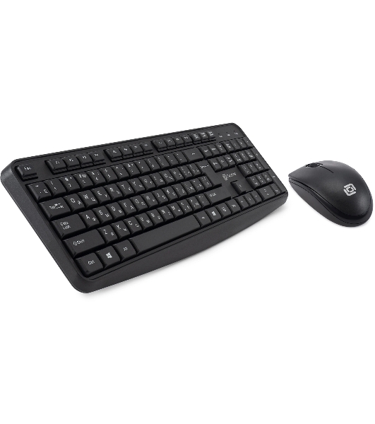 Комплект клавиатура+мышь Oklick S603 проводной, USB, 1200 DPI, чёрный
