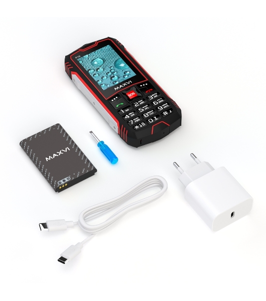 Мобильный телефон Maxvi R10 красный