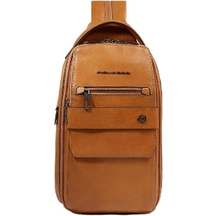 Рюкзак слинг мужской Piquadro Solm CA7028S141/BE песочный кожа