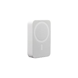 Портативное беспроводное зарядное устройство Power Bank (аккумуляторная батарея) 10000 mAh, MagSafe, белый Rexant