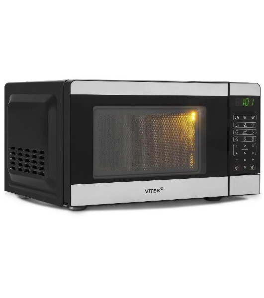 Микроволновая печь Vitek VT-MW0420 черный, 20 л, 700 Вт, переключатели - кнопки