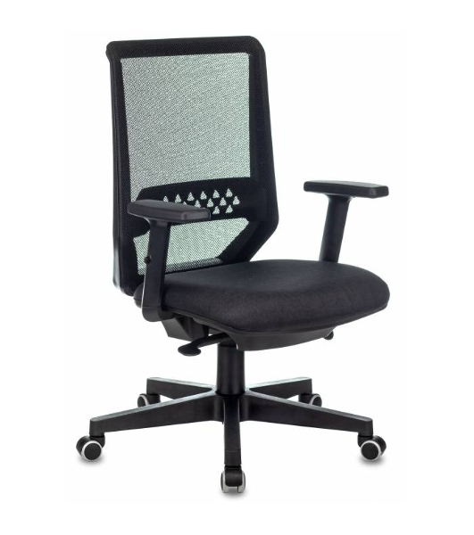Кресло Бюрократ EXPERT TW-01 черный, сетка, подголовник